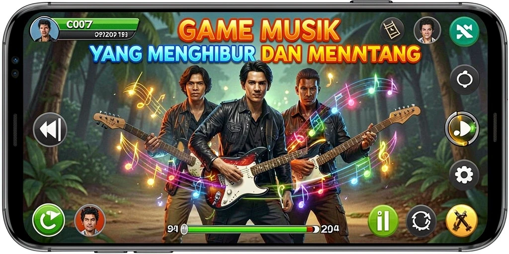 Tampilan gameplay C0077 yang seru dan mendebarkan.