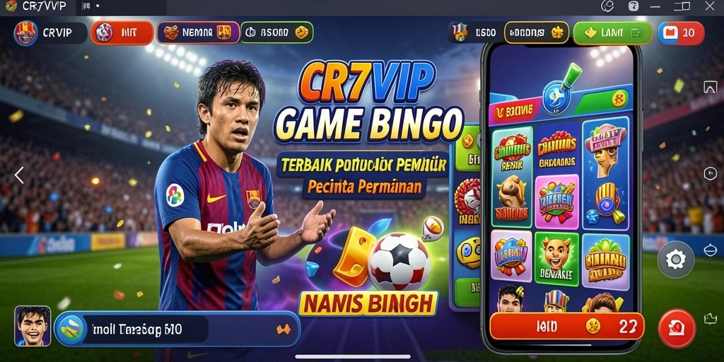Tampilan menarik gameplay Bingo di CR7VIP yang seru