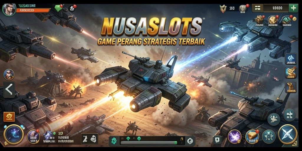 Tangkapan layar gameplay NUSASLOTS menunjukkan aksi pertempuran yang mendebarkan.