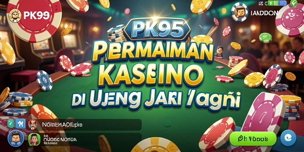 Tampilan gameplay kasino yang mengasyikkan di PK95.