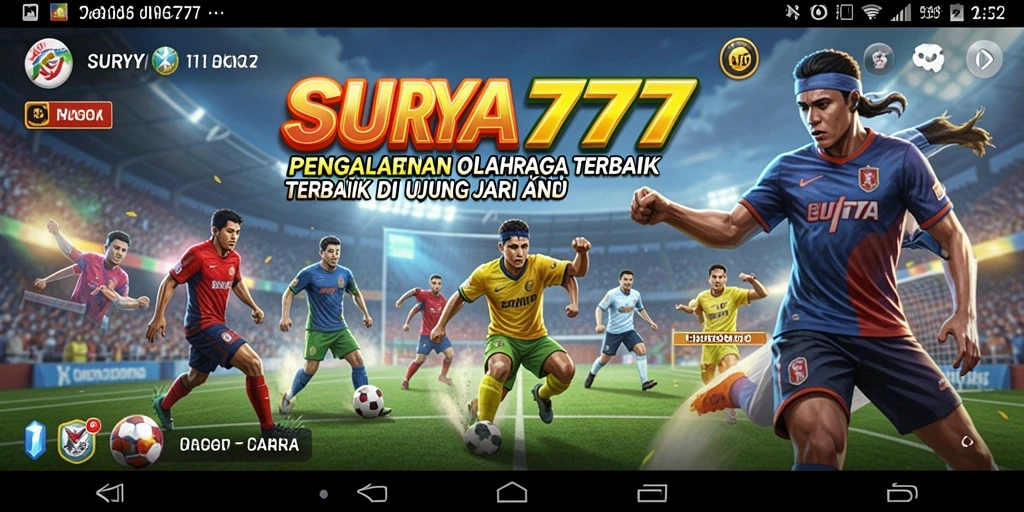 Gameplay seru dengan berbagai pilihan olahraga yang menarik.