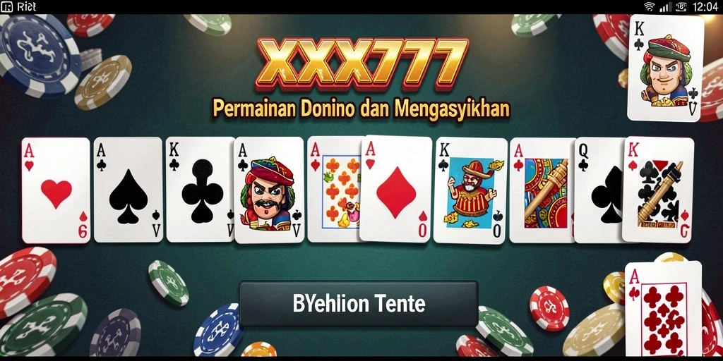 Tampilan gameplay domino yang seru di XXX777.